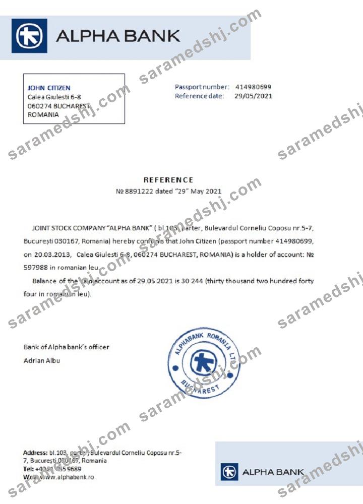 Romania_Alpha bank_reference